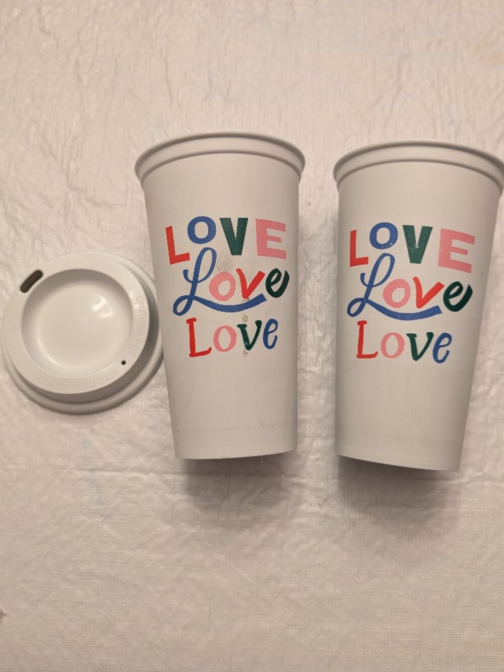 Starbucks Reusable Hot Cup Valentine's